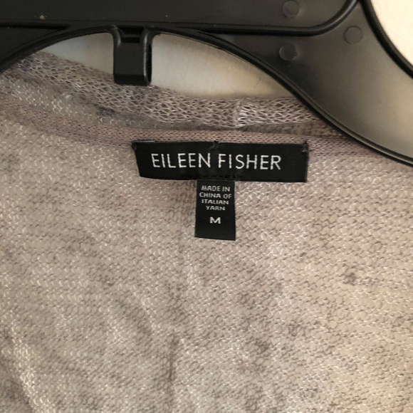 Eileen Fisher Grey Linen Vest - Picture 5 of 6
